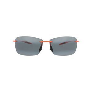 Maui Jim Shield-Frame Nylon Sunglasses Orange Unisex-Adult